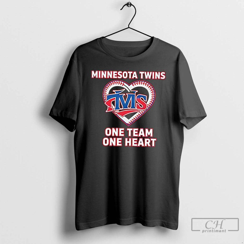 Classic Minnesota Twins One Team One Heart T-Shirts, Hoodie, Sweatshirt | PopFlextees.com
