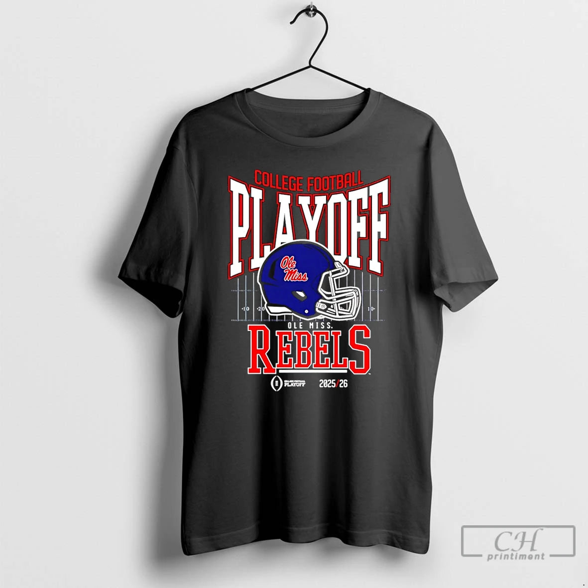 Classic Miss Ole Rebels College Football Playoff Bound 2025 26 Helmet T-Shirts, Hoodie, Sweatshirt | PopFlextees.com
