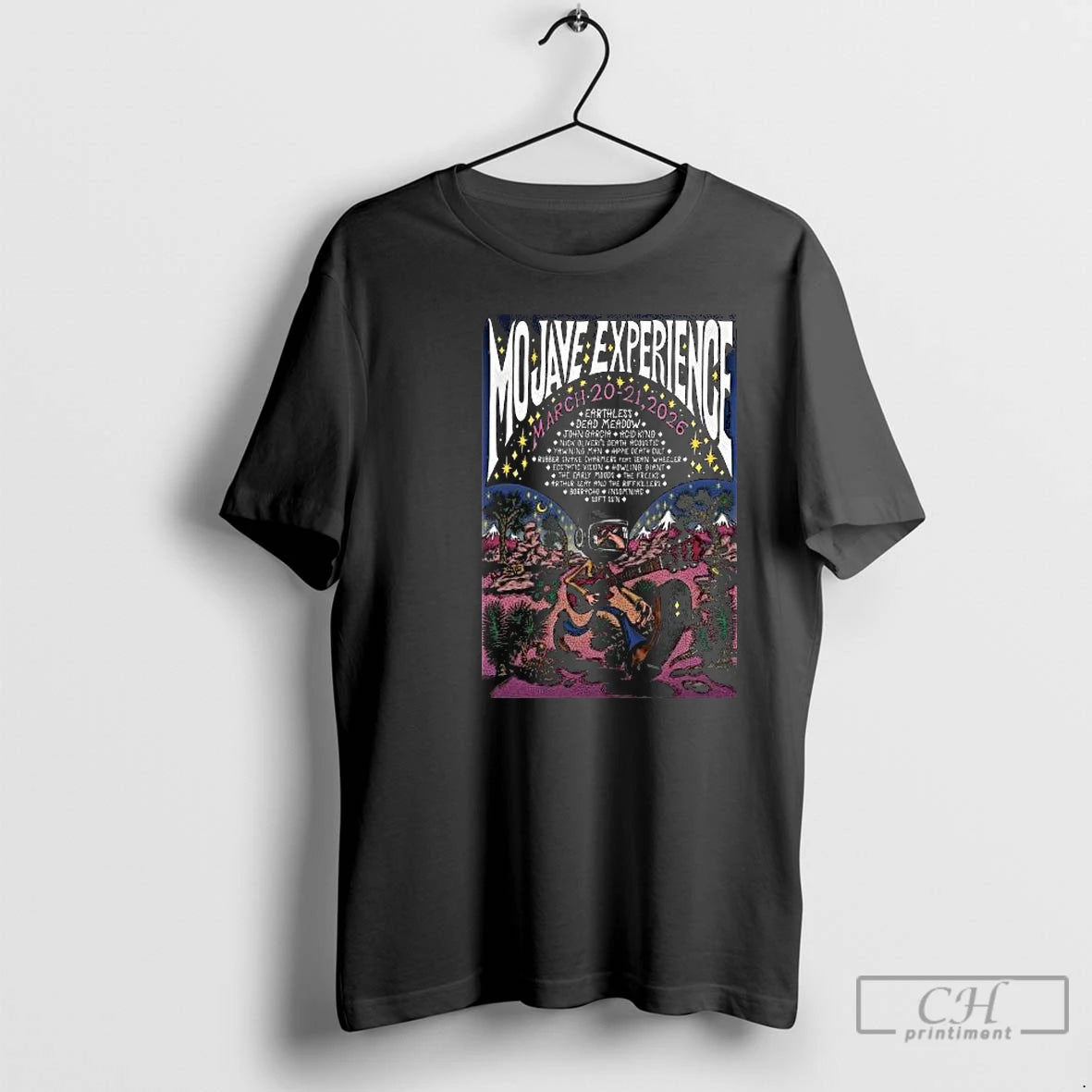 Classic Mojave Experience March 20 21 2026 In Joshua Tree Ca Circle Black T Shirts Hoodie, Sweatshirt | PopFlextees.com