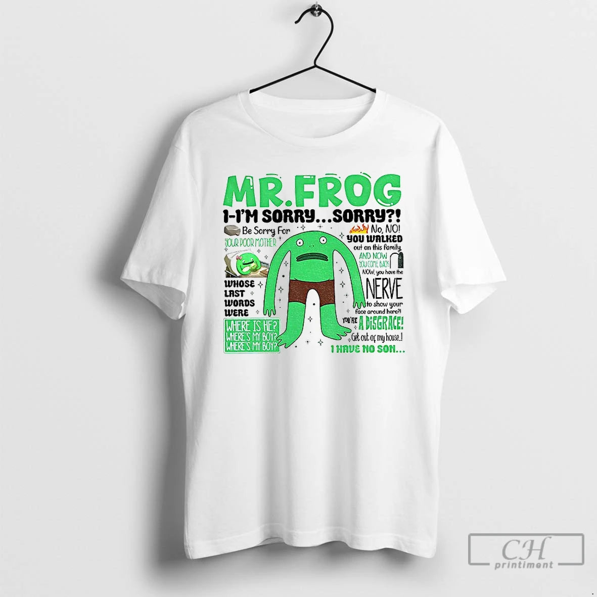 Classic Mr Frog Where Is My Boy Dad Quote Internet Tiktok Meme T Shirts Sweater Hoodie, Sweatshirt | PopFlextees.com