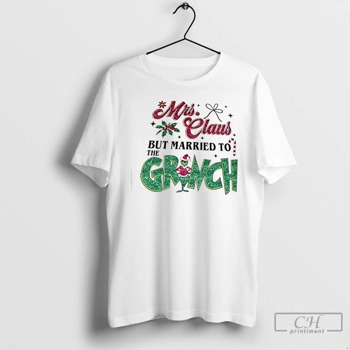 Classic Mrs Claus Grinch But Married To Granch T-Shirts, Hoodie, Sweatshirt | PopFlextees.com