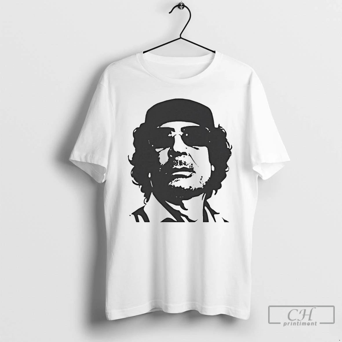 Classic Muammar Gaddafi Face T-Shirts, Hoodie, Sweatshirt | PopFlextees.com