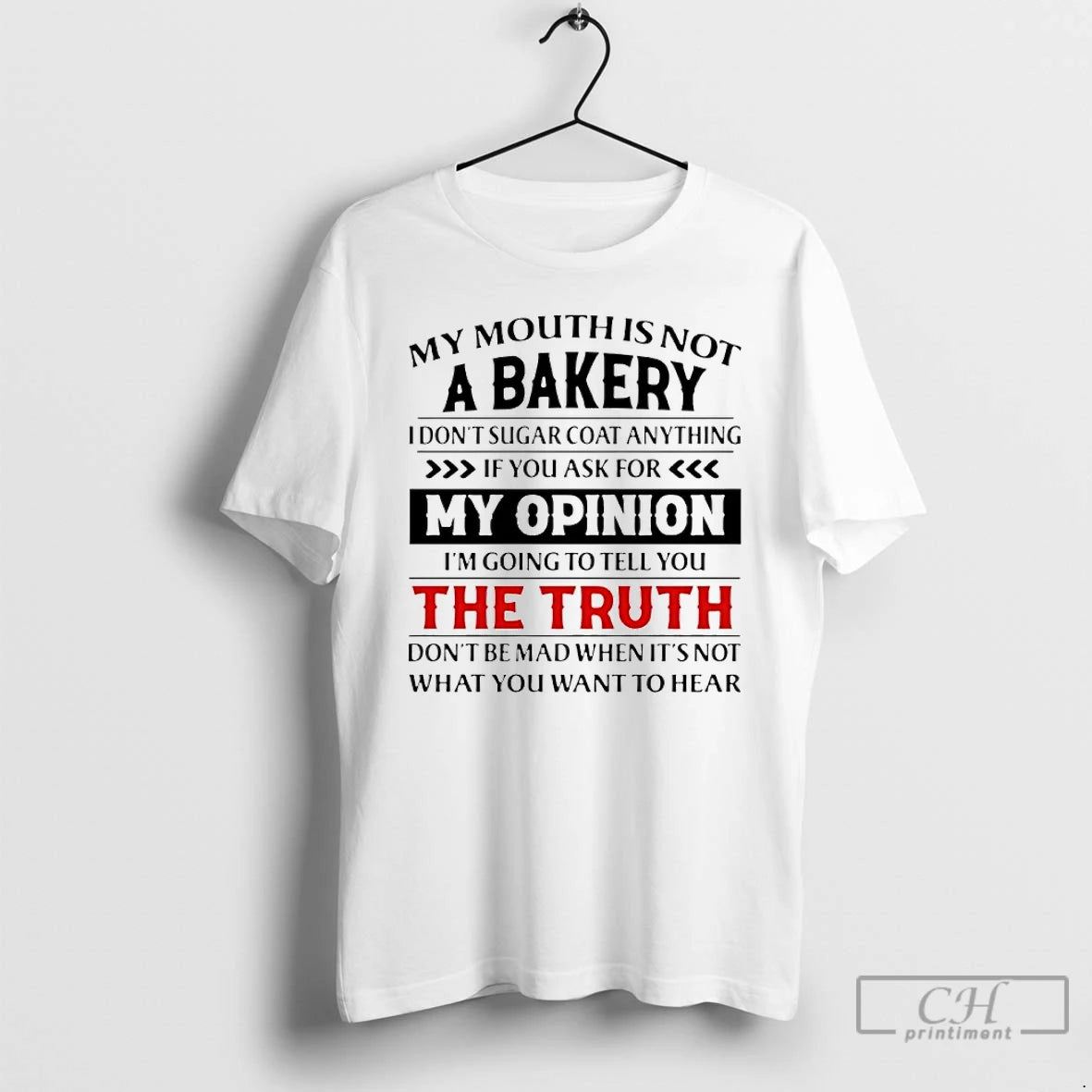 Classic My Mouth Is Not %d0%b0 Bakery I Dont Sugar Coat Anything If You Ask T-Shirts, Hoodie, Sweatshirt | PopFlextees.com