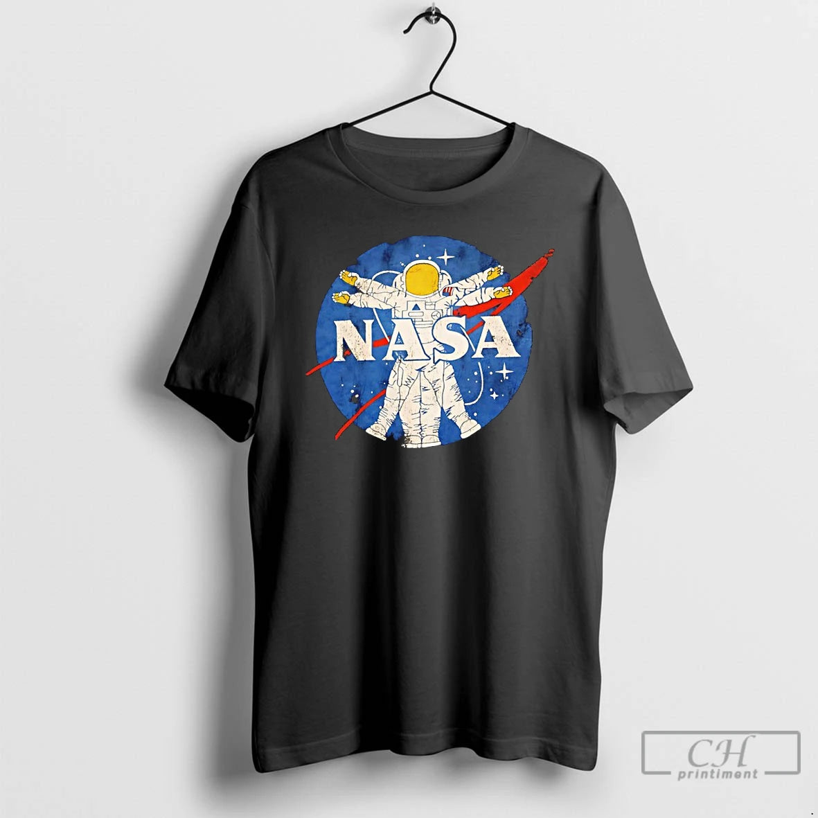 Classic Nasa Da Vinci Vitruvian Man Astronaut T-Shirts, Hoodie, Sweatshirt | PopFlextees.com