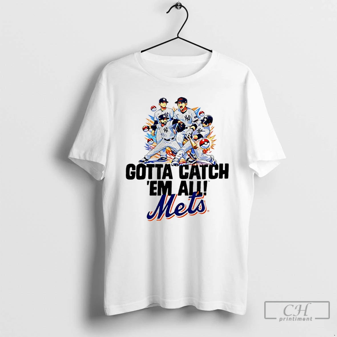 Classic Ny Yankees Gotta Catch Em All Mets T-Shirts, Hoodie, Sweatshirt | PopFlextees.com