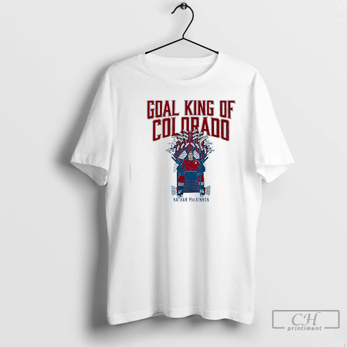 Classic Nathan Mackinnon Goal King Of Colorado T-Shirts, Hoodie, Sweatshirt | PopFlextees.com