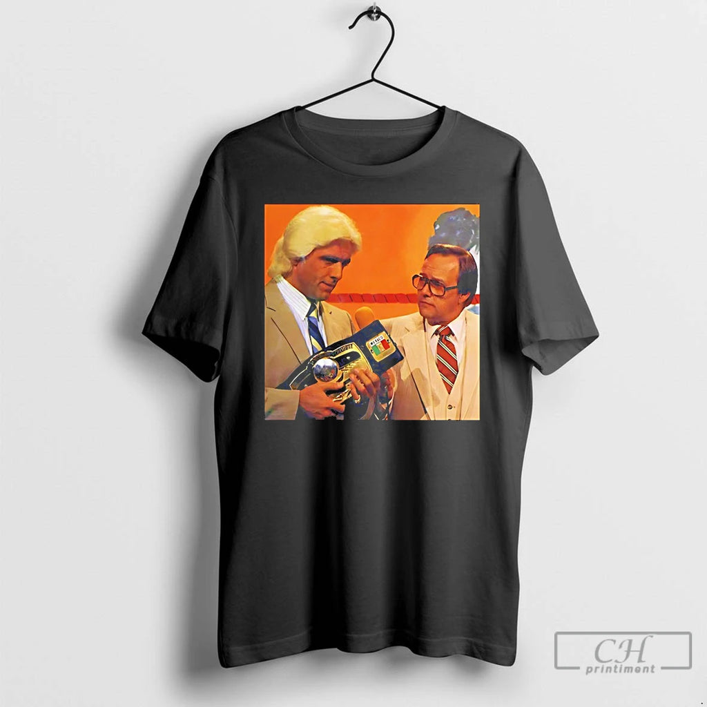 Classic Nature Boy And Gordon Solie Good Old Days Of Rasslin T-Shirts, Hoodie, Sweatshirt | PopFlextees.com