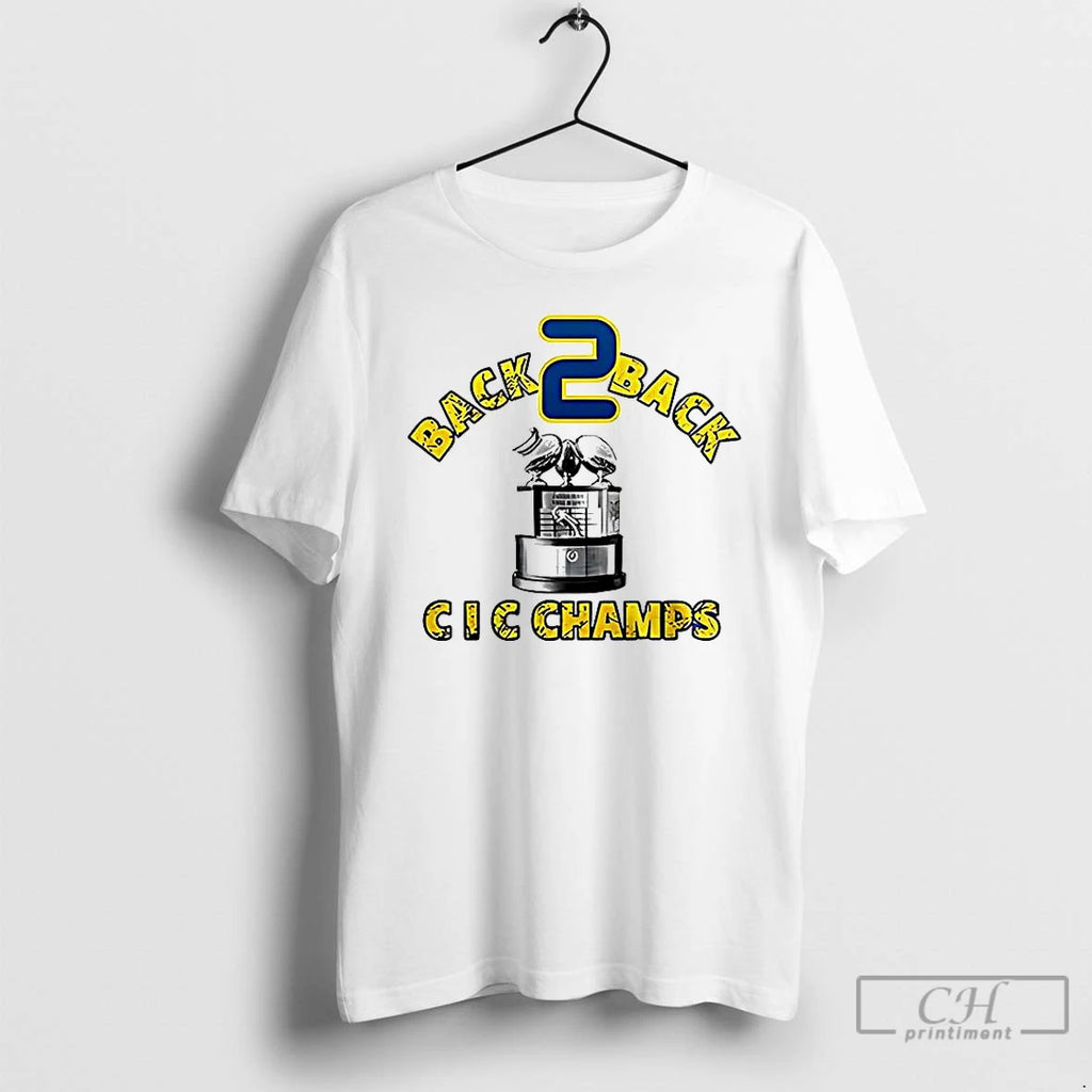 Classic Navy Midshipmen Back 2 Back Cic Champions 2025 T-Shirts, Hoodie, Sweatshirt | PopFlextees.com