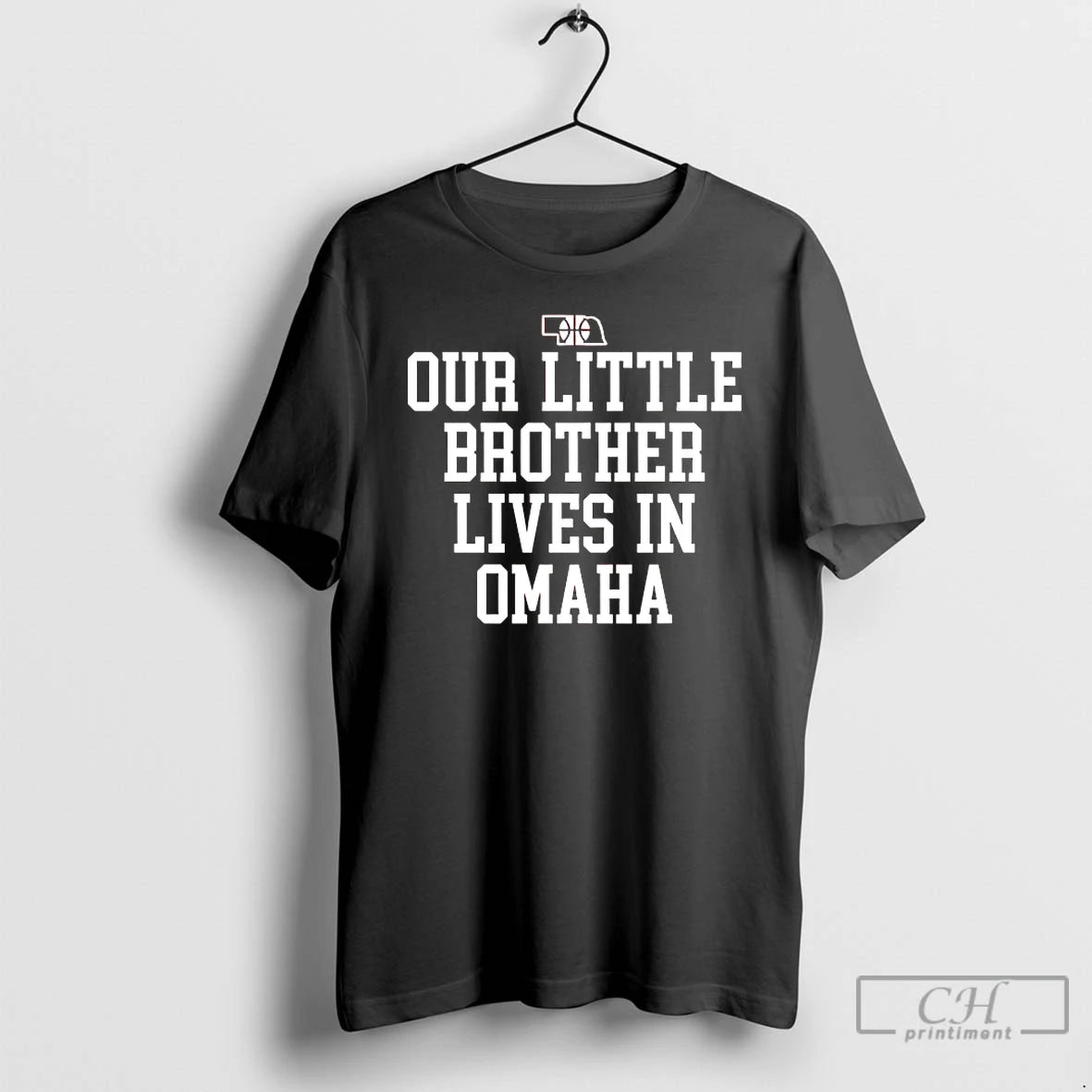Classic Nebraska Our Little Brother Lives In Omaha T-Shirts, Hoodie, Sweatshirt | PopFlextees.com