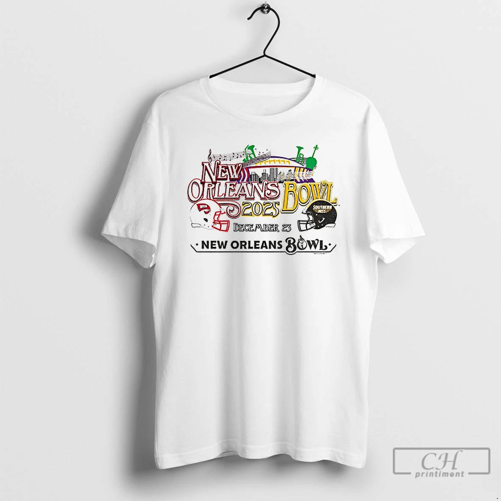 Classic New Orleans Bowl 2025 Western Kentucky Vs Southern Miss December 23 T Shirts Sweater Hoodie, Sweatshirt