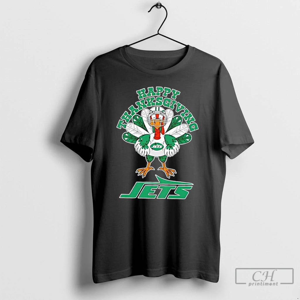 Classic New York Jets Football X Turkey Happy Thanksgiving T-Shirts, Hoodie, Sweatshirt