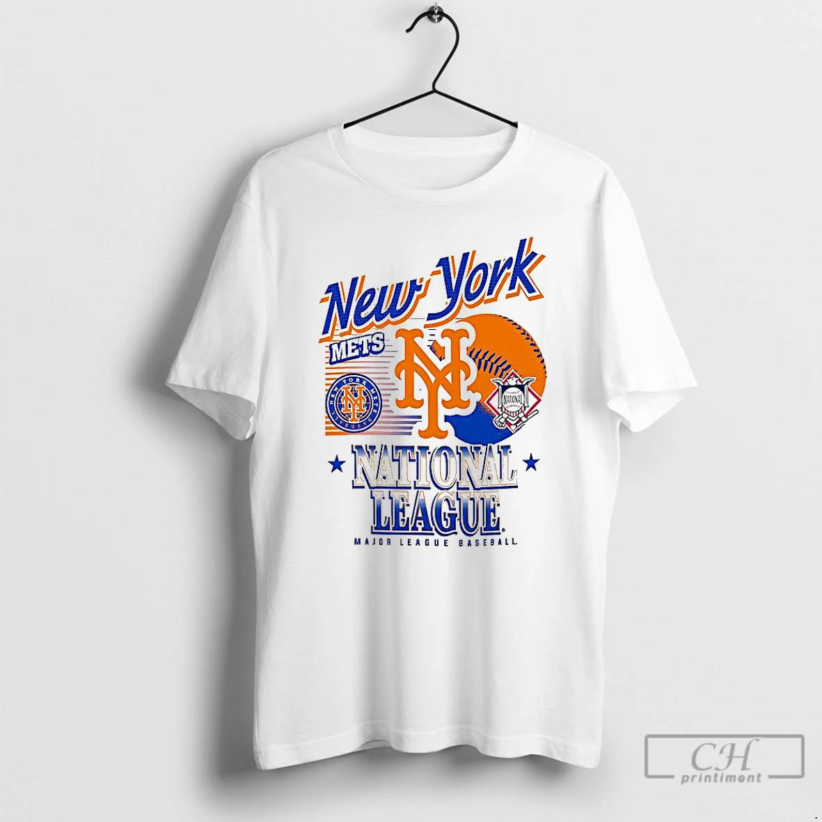 Classic New York Mets Mlb American National League Logo Ball Retro T-Shirts, Hoodie, Sweatshirt | PopFlextees.com