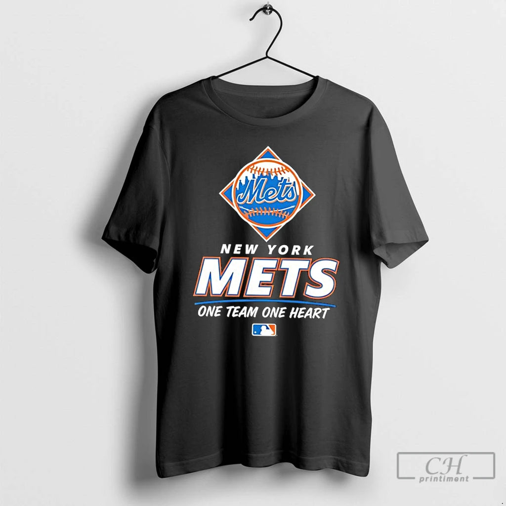 Classic New York Mets One Team One Heart Mlb T-Shirts, Hoodie, Sweatshirt | PopFlextees.com