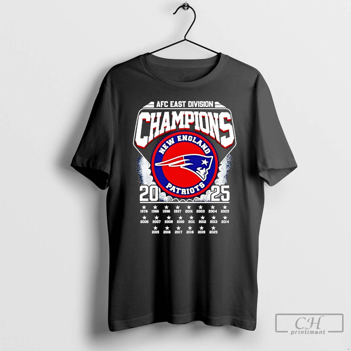 Classic New York Patriots Football Afc East Division Champions 2025 T-Shirts, Hoodie, Sweatshirt | PopFlextees.com