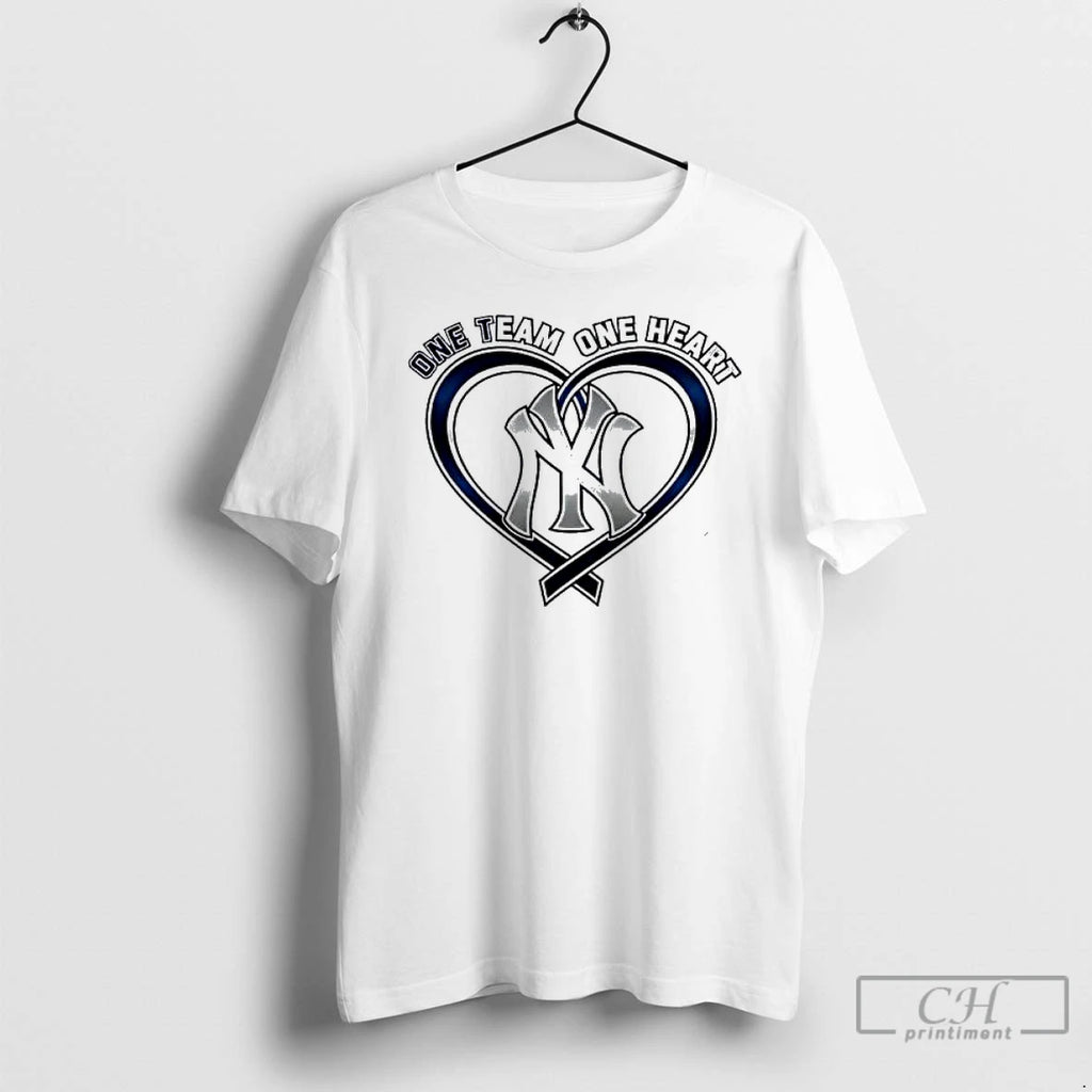 Classic New York Yankees One Team One Heart T-Shirts, Hoodie, Sweatshirt | PopFlextees.com