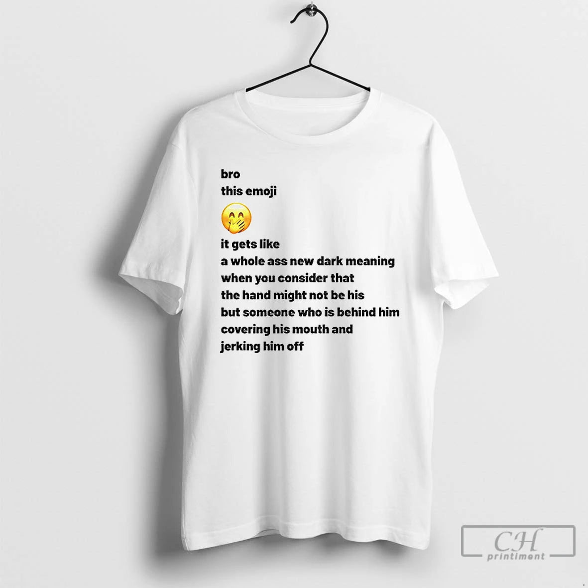Classic New Dark Meaning Bro This Emoji It Gets Like A Whole Ass New Dark T-Shirts, Hoodie, Sweatshirt | PopFlextees.com