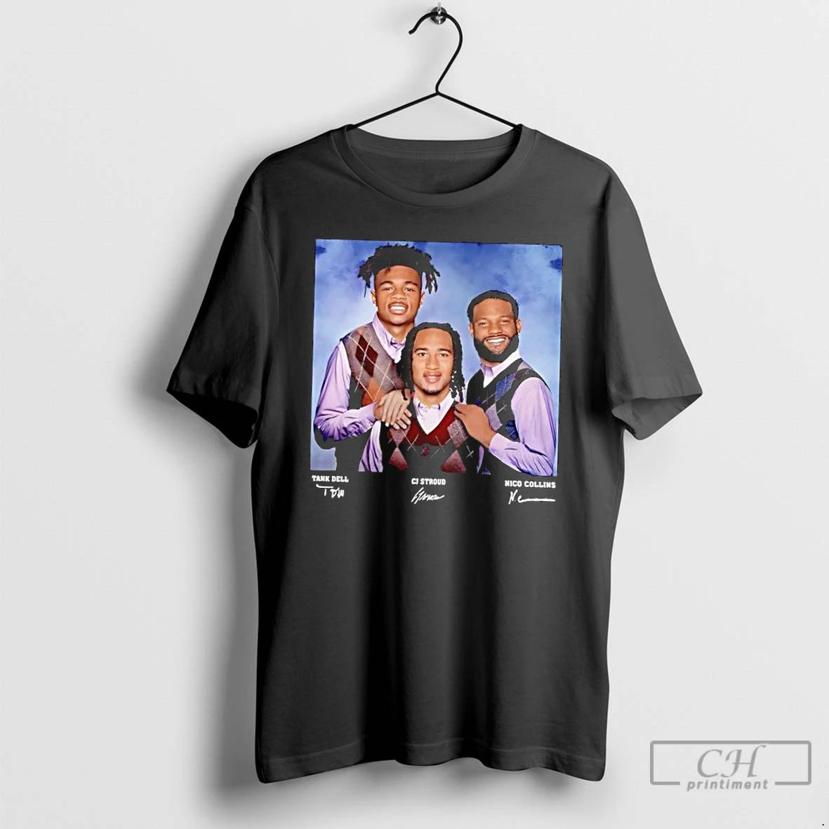Classic Nico Collins Cj Stroud Tank Dell Football Houston Step Brothers T-Shirts, Hoodie, Sweatshirt