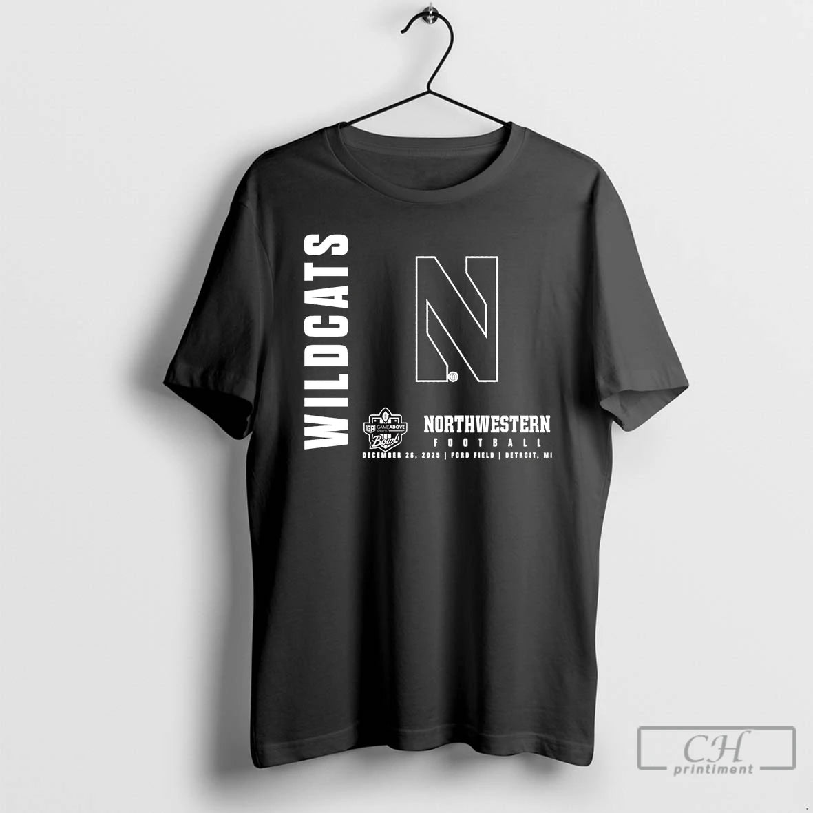 Classic Northwestern Wildcats 2025 Gameabove Sports Bowl T-Shirts, Hoodie, Sweatshirt | PopFlextees.com
