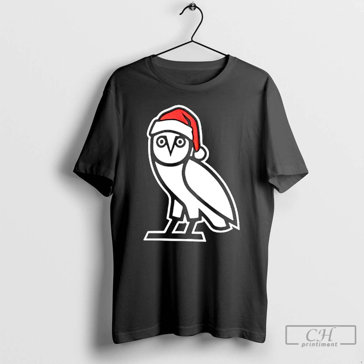 Classic Ovo Holiday Owl Santa Hat Graphic T-Shirts, Hoodie, Sweatshirt | PopFlextees.com