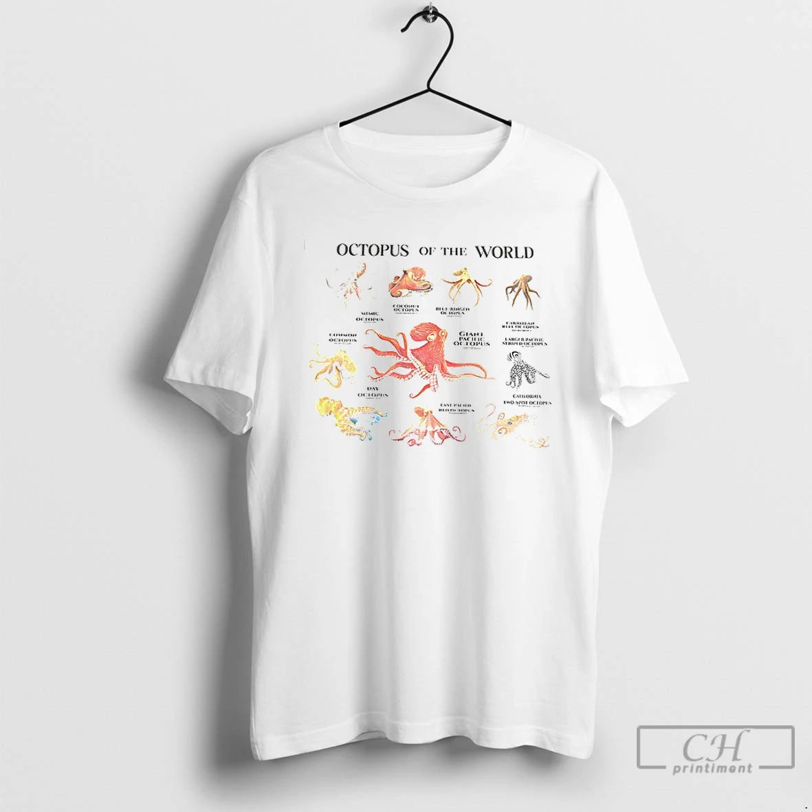 Classic Octopus Of The World Ocean Animals Vintage T-Shirts, Hoodie, Sweatshirt | PopFlextees.com