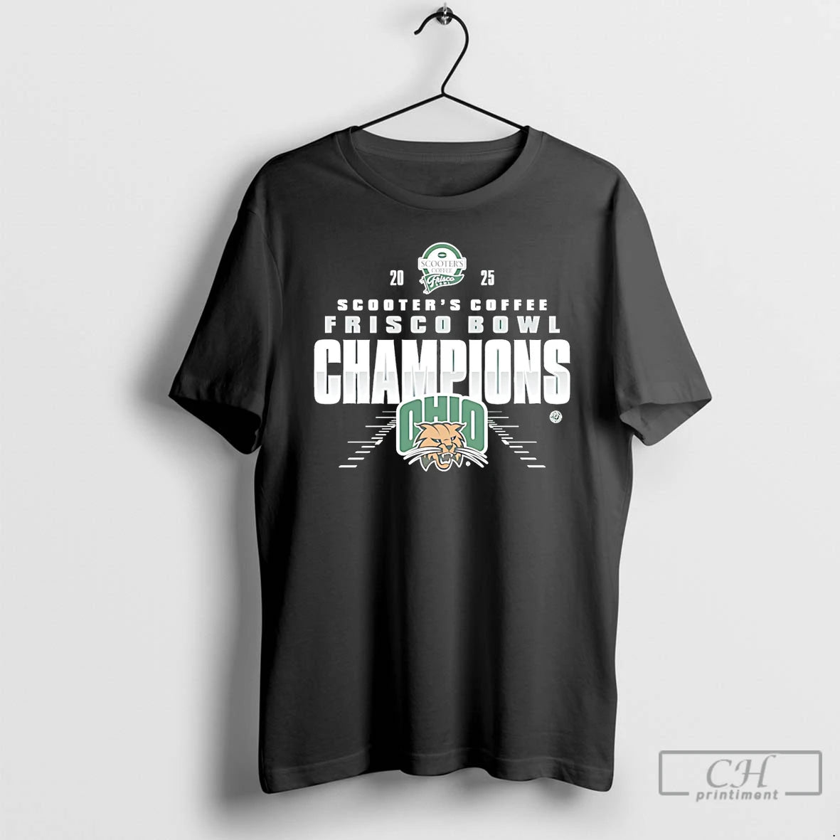 Classic Ohio Bobcats 2025 Scooters Coffee Frisco Bowl Champions T-Shirts, Hoodie, Sweatshirt