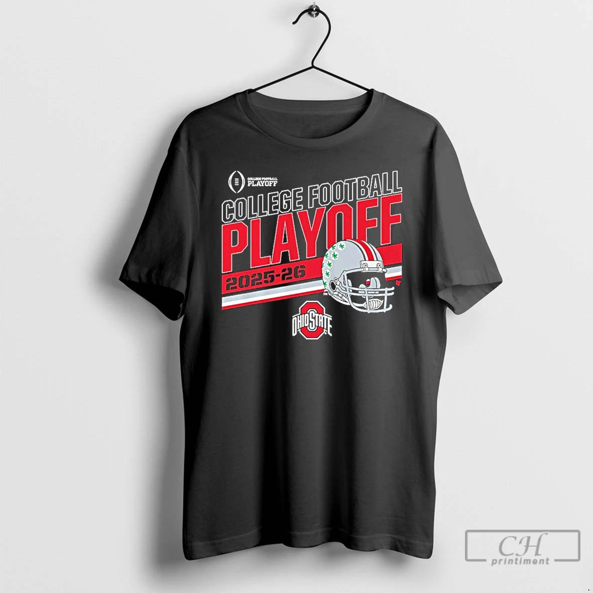 Classic Ohio State Football 2025 Cfp Stripe T-Shirts, Hoodie, Sweatshirt | PopFlextees.com