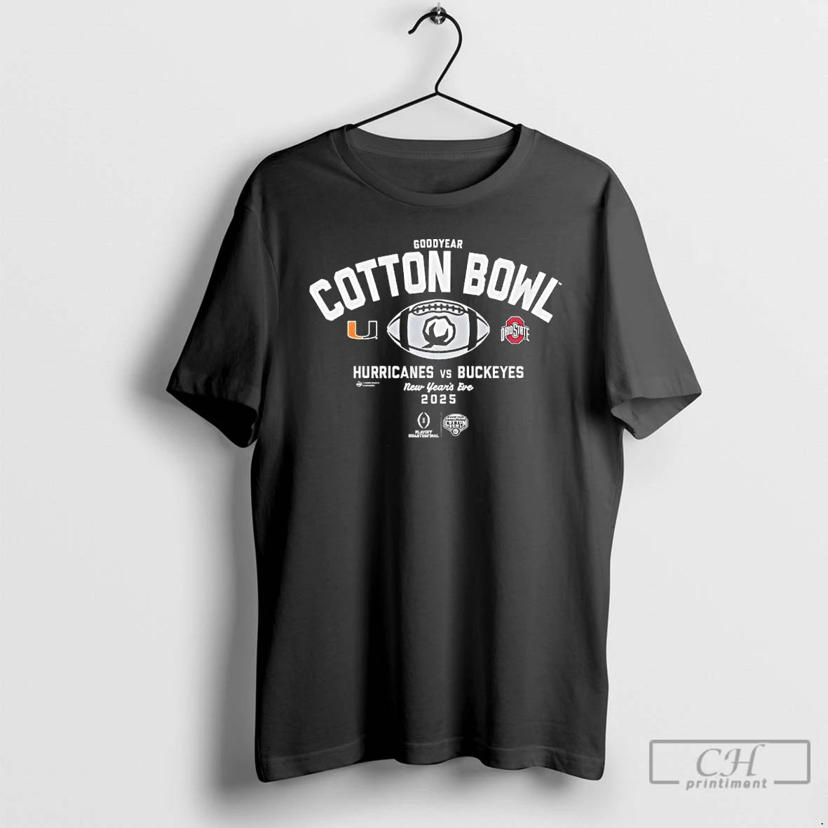 Classic Ohio State Vs Miami 2025 Goodyear Cotton Bowl New Years Eve T Shirts Sweater Hoodie, Sweatshirt | PopFlextees.com