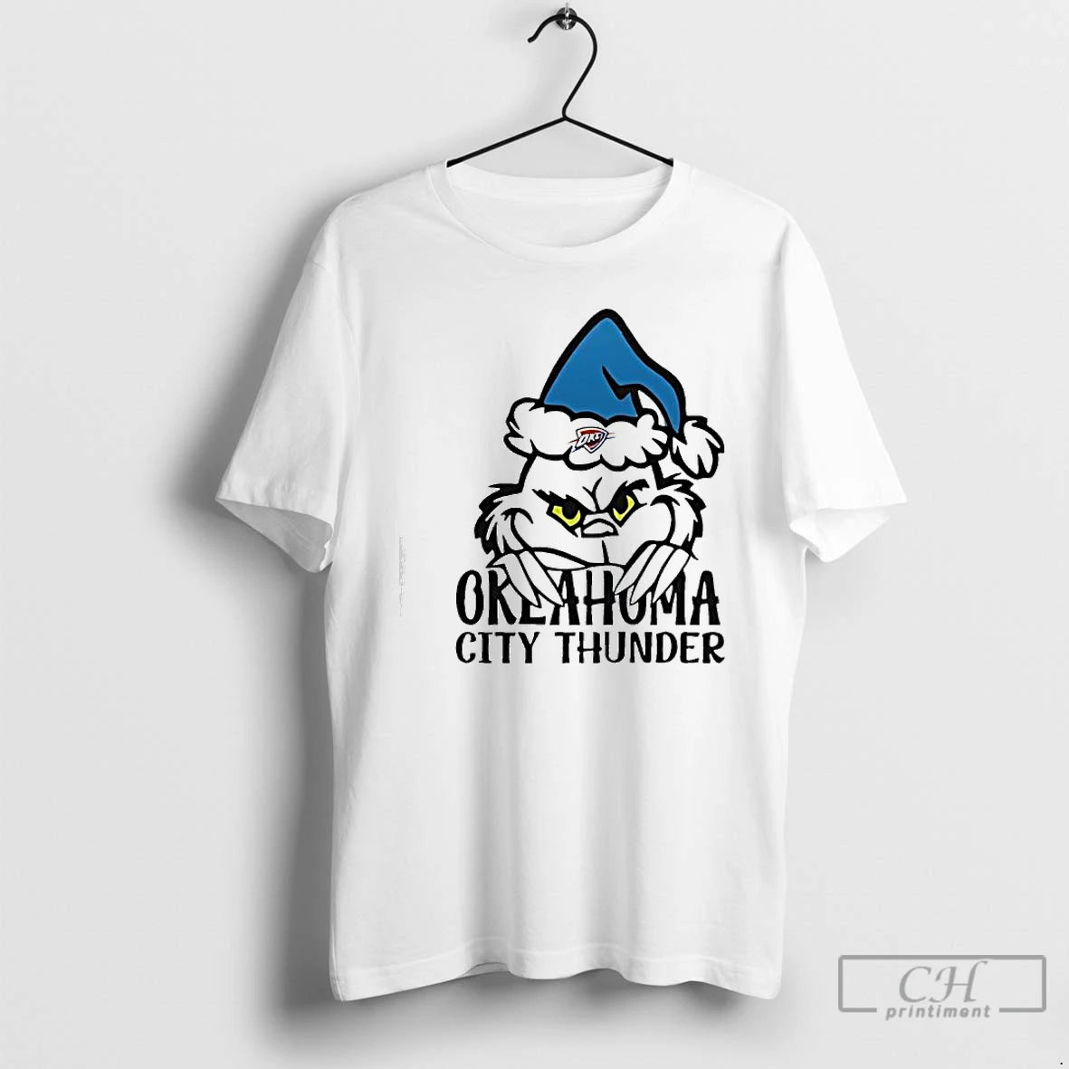 Classic Oklahoma City Thunder Grinch Holiday T-Shirts, Hoodie, Sweatshirt | PopFlextees.com
