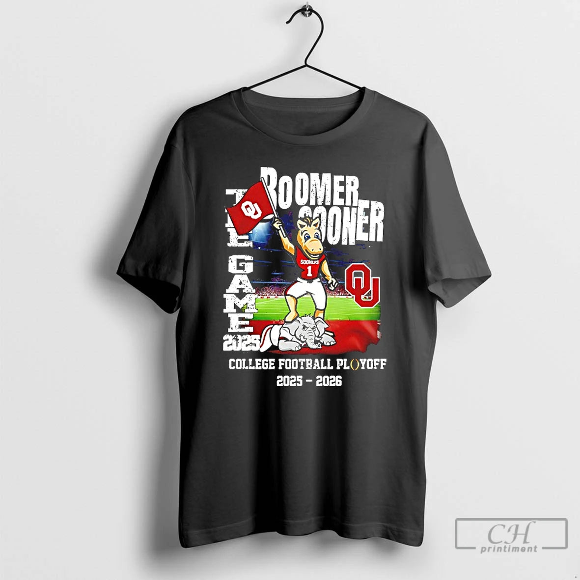 Classic Oklahoma Sooners Boomer Sooner The Game 2025 26 Cfp Beat Alabama T Shirts Sweater Hoodie, Sweatshirt