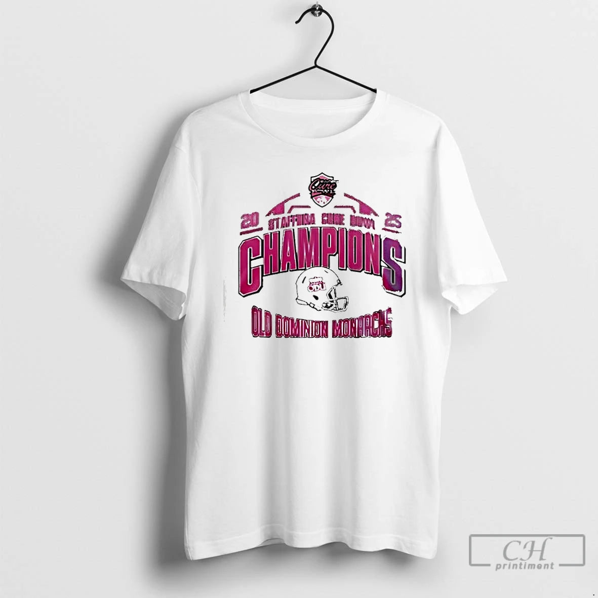 Classic Old Dominion Monarchs Champions Staffdna Cure Bowl 2025 Championship T-Shirts, Hoodie, Sweatshirt | PopFlextees.com