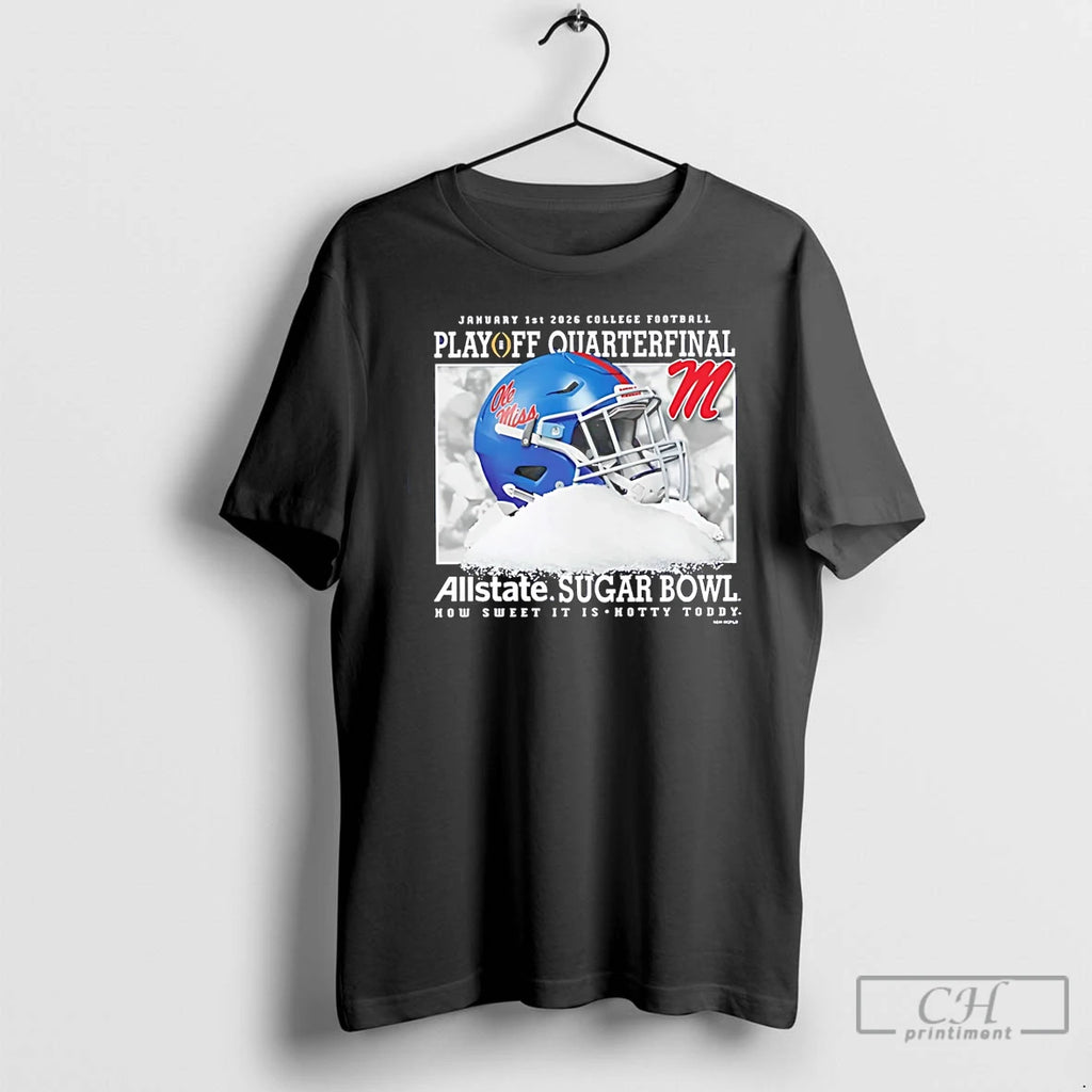 Classic Ole Miss Football Cfp Allstate Sugar Bowl 2025 Helmet T-Shirts, Hoodie, Sweatshirt | PopFlextees.com