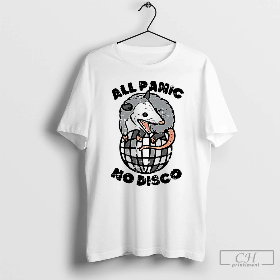 Classic Opossum All Panic No Disco T-Shirts, Hoodie, Sweatshirt | PopFlextees.com