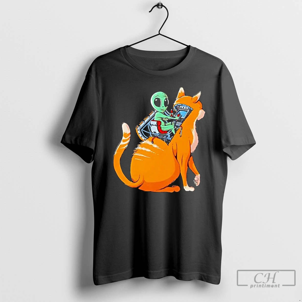 Classic Orange Cat Alien Classic T-Shirts, Hoodie, Sweatshirt | PopFlextees.com