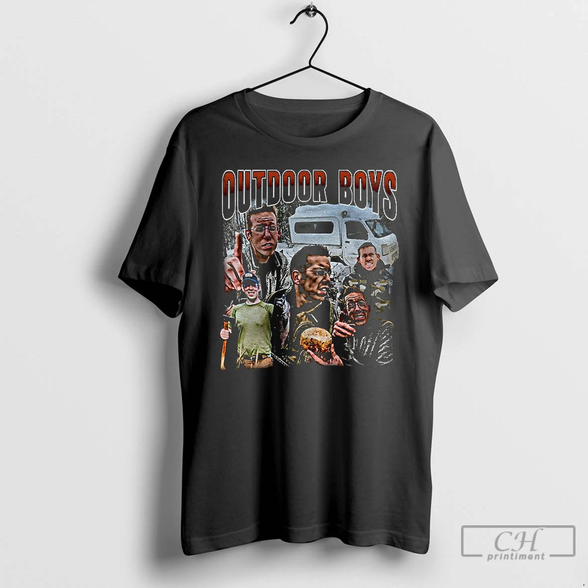 Classic Outdoor Boys Camping Nature Lover Graphic T-Shirts, Hoodie, Sweatshirt | PopFlextees.com