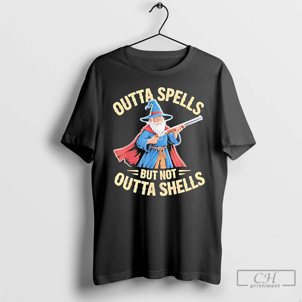 Classic Outta Spells But Not Outta Shells Funny T-Shirts, Hoodie, Sweatshirt | PopFlextees.com