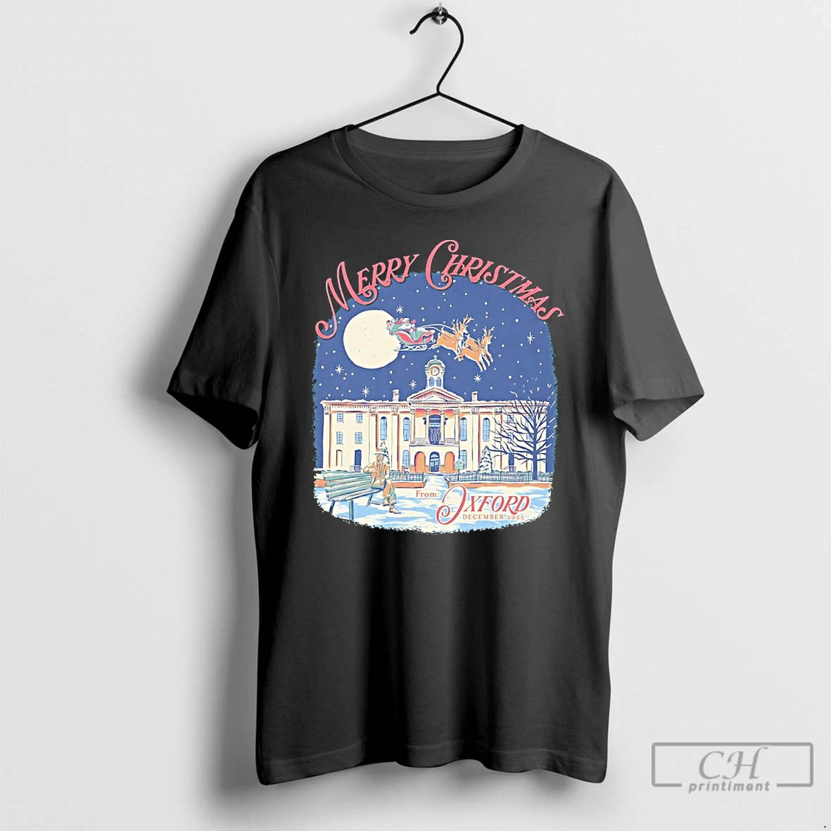 Classic Oxford Mississippi Merry Christmas T-Shirts, Hoodie, Sweatshirt | PopFlextees.com