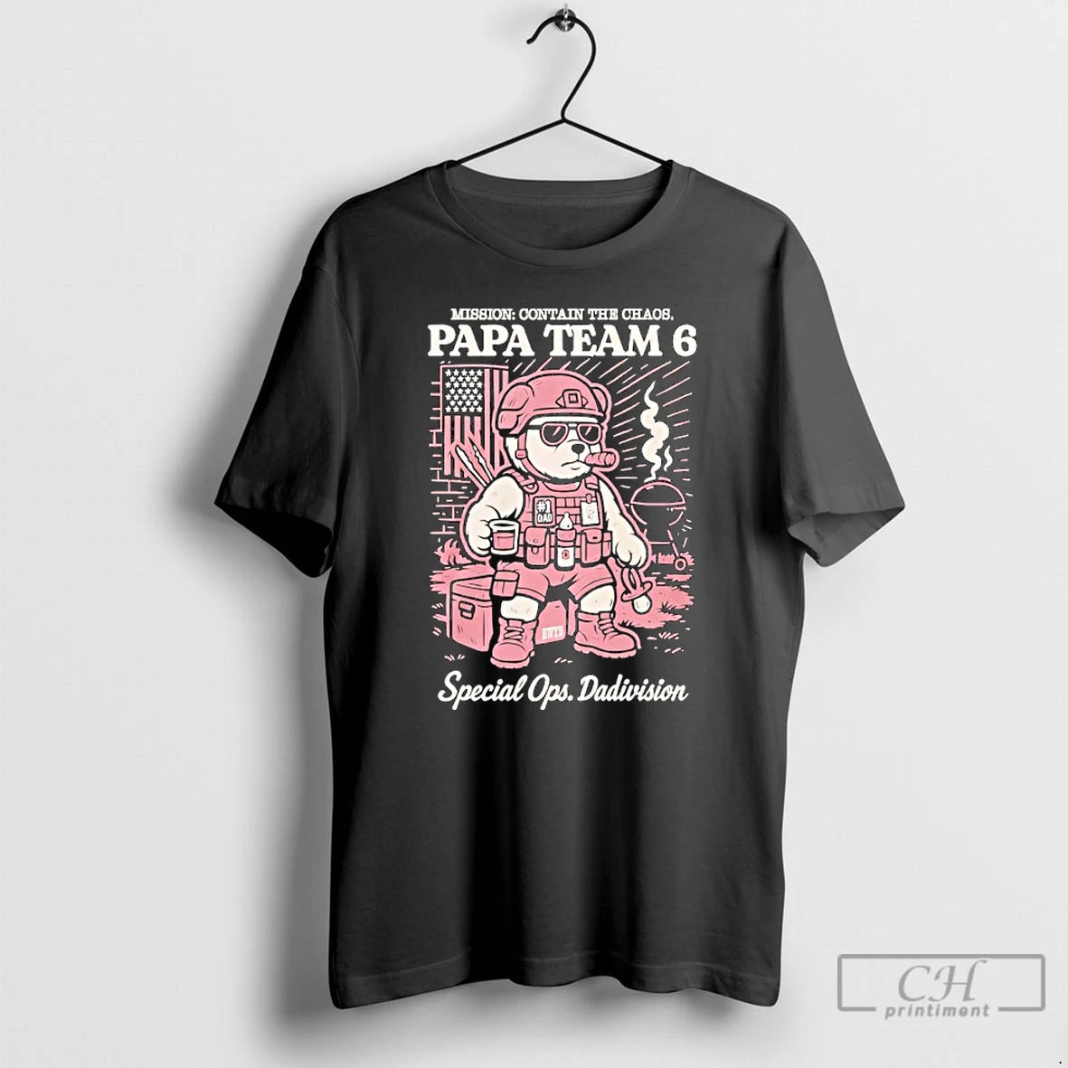 Classic Papa Team 6 Special Ops Dadivision T-Shirts, Hoodie, Sweatshirt | PopFlextees.com