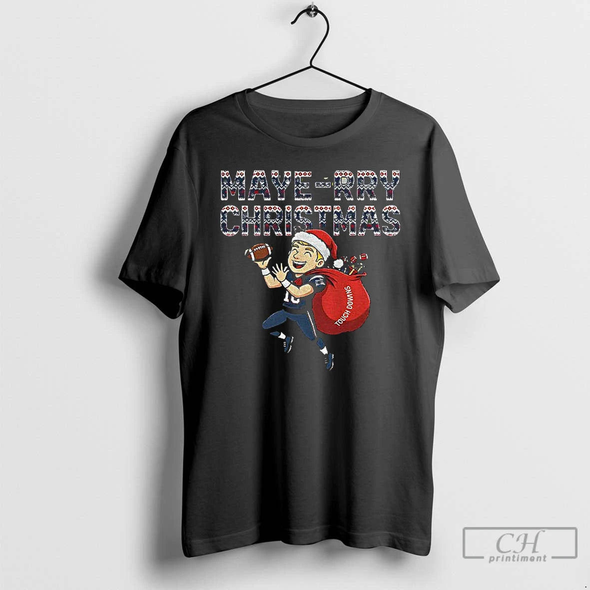 Classic Patriots Xmas Drake Maye Maye Rry New England Christmas T-Shirts, Hoodie, Sweatshirt | PopFlextees.com
