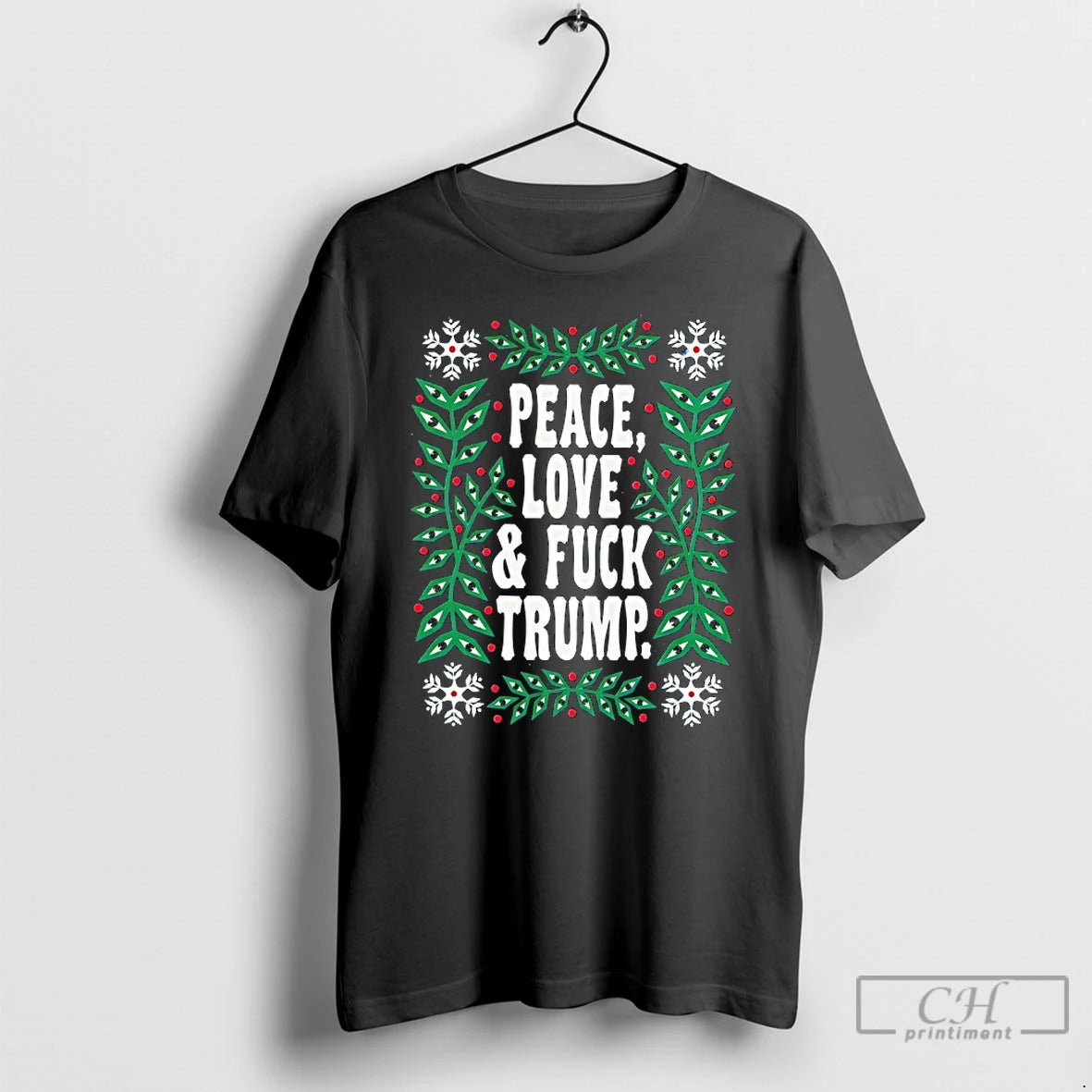 Classic Peace Love And Fuck Trump T-Shirts, Hoodie, Sweatshirt | PopFlextees.com
