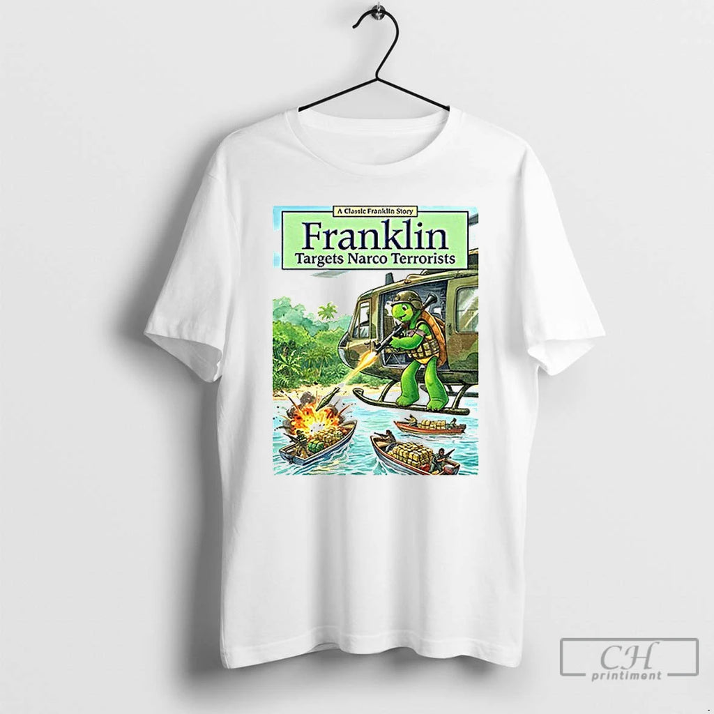 Classic Pete Hegseth Franklin Targets Narco Terrorists T-Shirts, Hoodie, Sweatshirt | PopFlextees.com