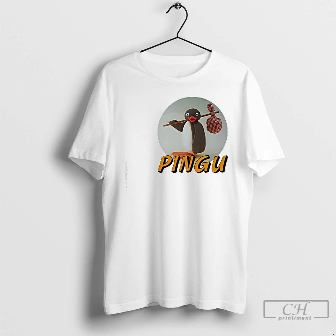Classic Pingu Logo Cute T-Shirts, Hoodie, Sweatshirt | PopFlextees.com