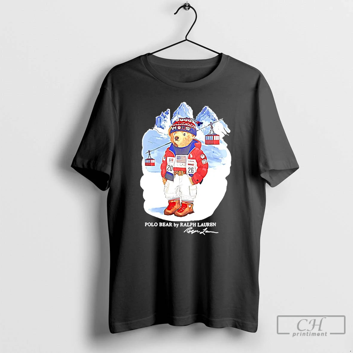 Classic Polo Ralph Lauren Team Usa Polo Bear T-Shirts, Hoodie, Sweatshirt | PopFlextees.com