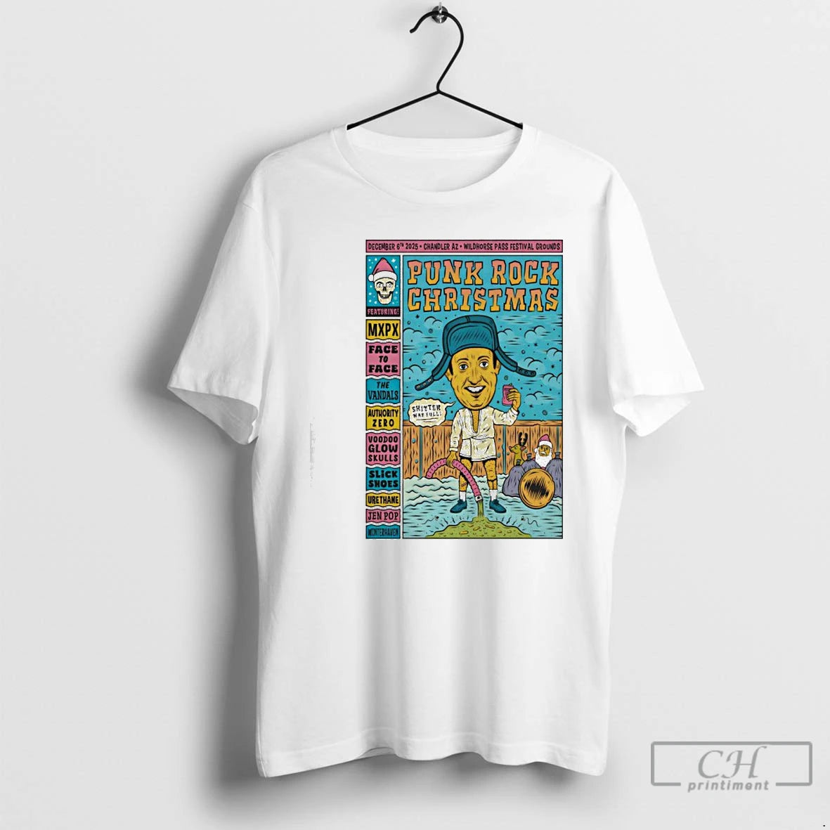 Classic Punk Rock Christmas Event Chandler On Dec 6 2025 T-Shirts, Hoodie, Sweatshirt | PopFlextees.com