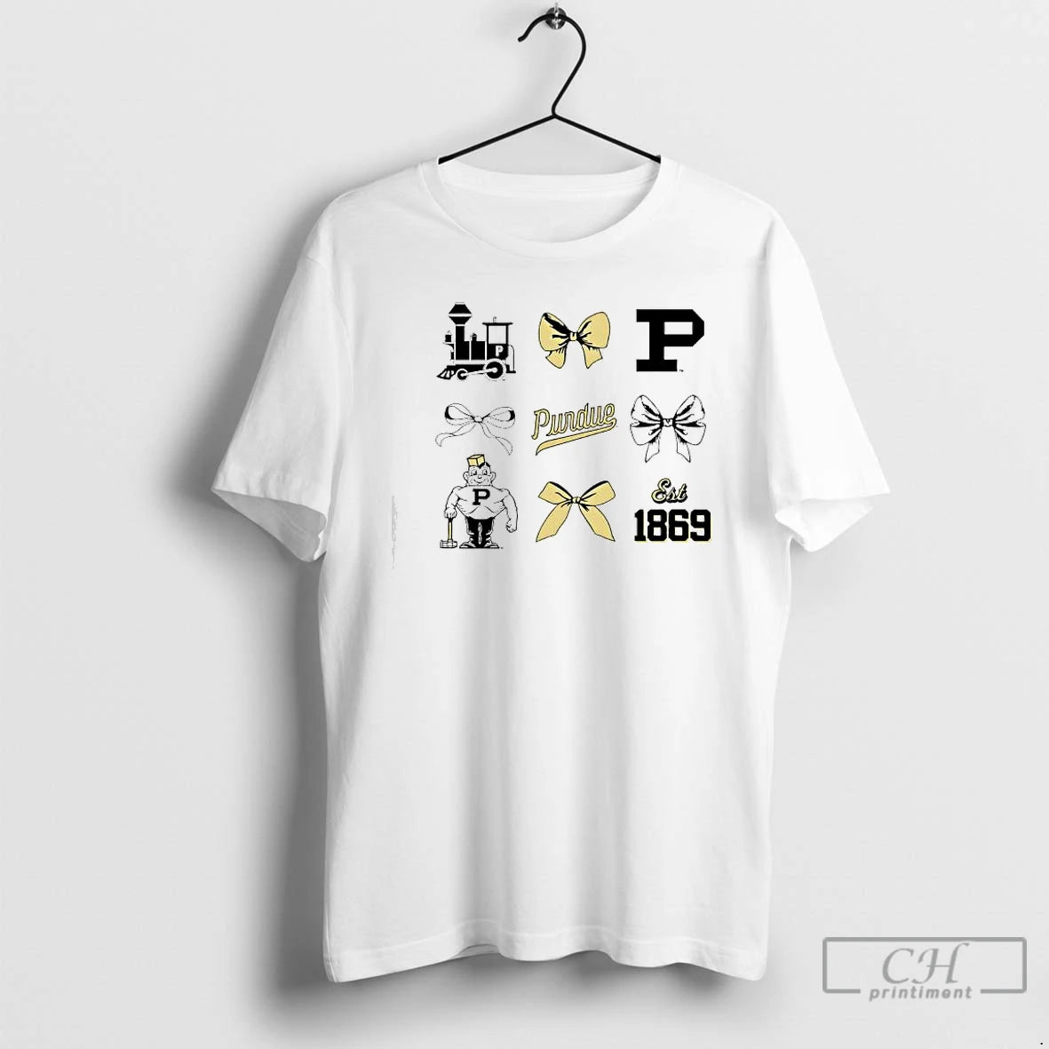 Classic Purdue University Bow Est 1869 Items T-Shirts, Hoodie, Sweatshirt | PopFlextees.com
