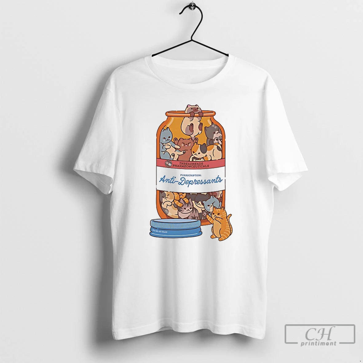 Classic Purrscription Anti Depressants Cat T-Shirts, Hoodie, Sweatshirt | PopFlextees.com