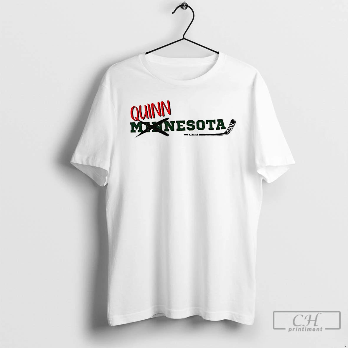 Classic Quinn Hughes Quinnesota Mn Wild Hockey T-Shirts, Hoodie, Sweatshirt | PopFlextees.com