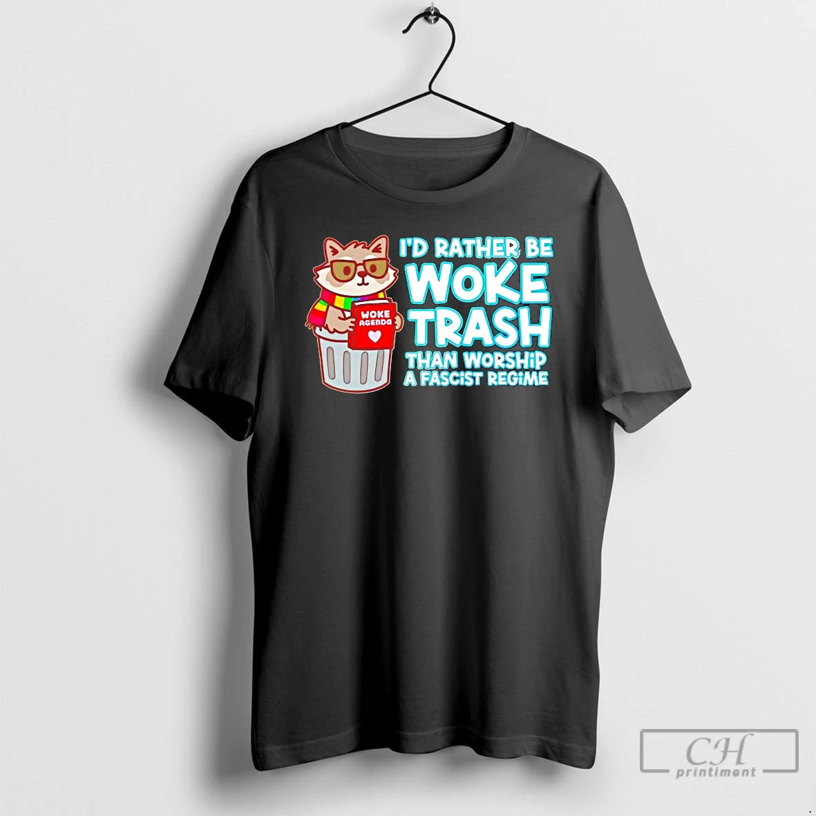 Classic Raccoon Id Rather Be Woke Trash Than Worship A Fascist Regime T Shirts Sweater Hoodie, Sweatshirt | PopFlextees.com