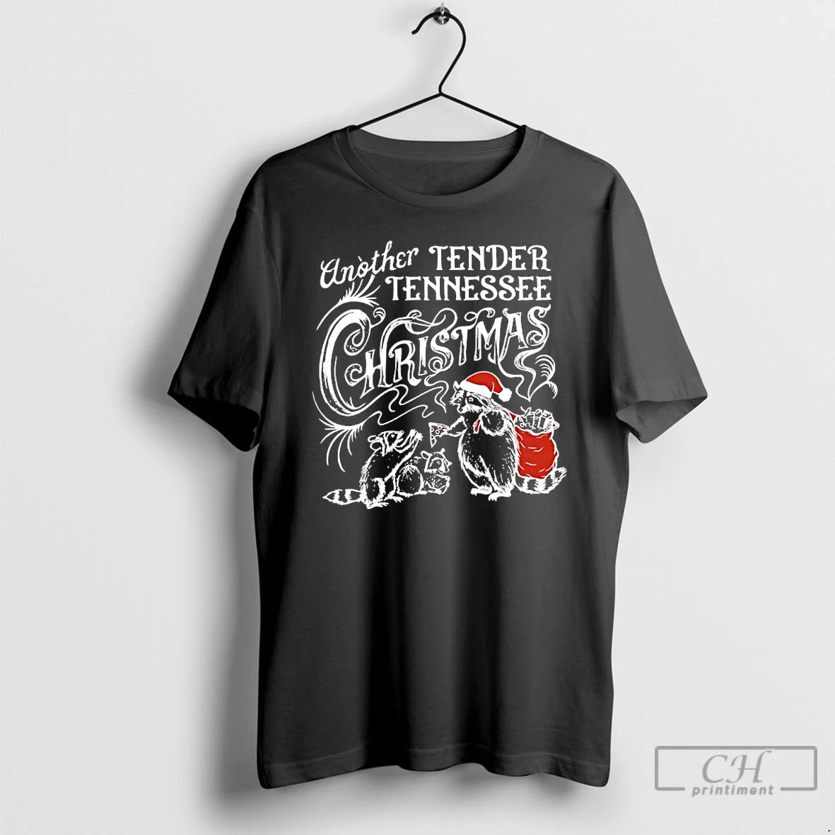 Classic Raccoon Santa Another Tender Tennessee Christmas T-Shirts, Hoodie, Sweatshirt | PopFlextees.com