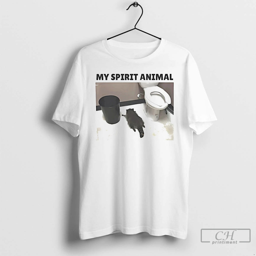 Classic Raccoon Trashed Panda My Spirit Animal T-Shirts, Hoodie, Sweatshirt | PopFlextees.com