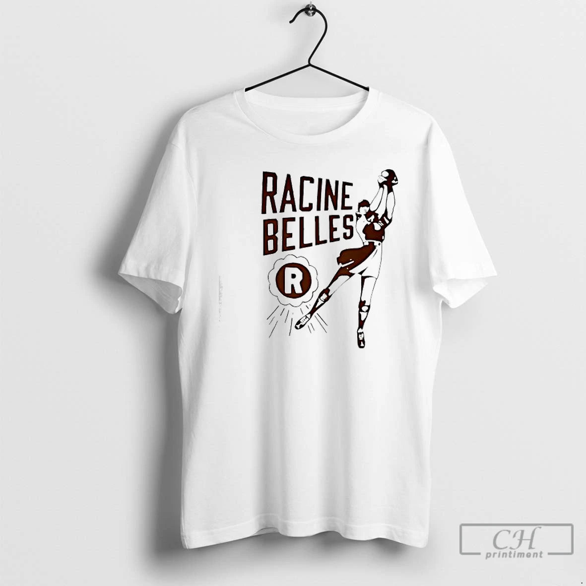 Classic Racine Belles Player Sport Graphic T-Shirts, Hoodie, Sweatshirt | PopFlextees.com